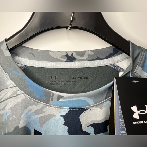 Under Armour Stretch wBreathable Mesh Back Long Sleeved Crew Neck Active Top - Picture 7 of 15